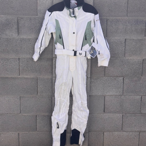 Vintage Hard Corps White Gore-Tex Ski Suit snowboard Women's Size 8